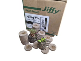 Jiffy plug geperst 43 mm per doos 1000st