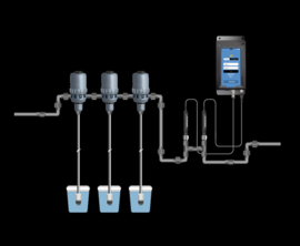 Aqua Master Tools W650 Pro Online – Inline pH- EC - PPM + Temp monitor
