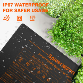 Spider Farmer Verwarmingsmat  52 x 25cm met Controller
