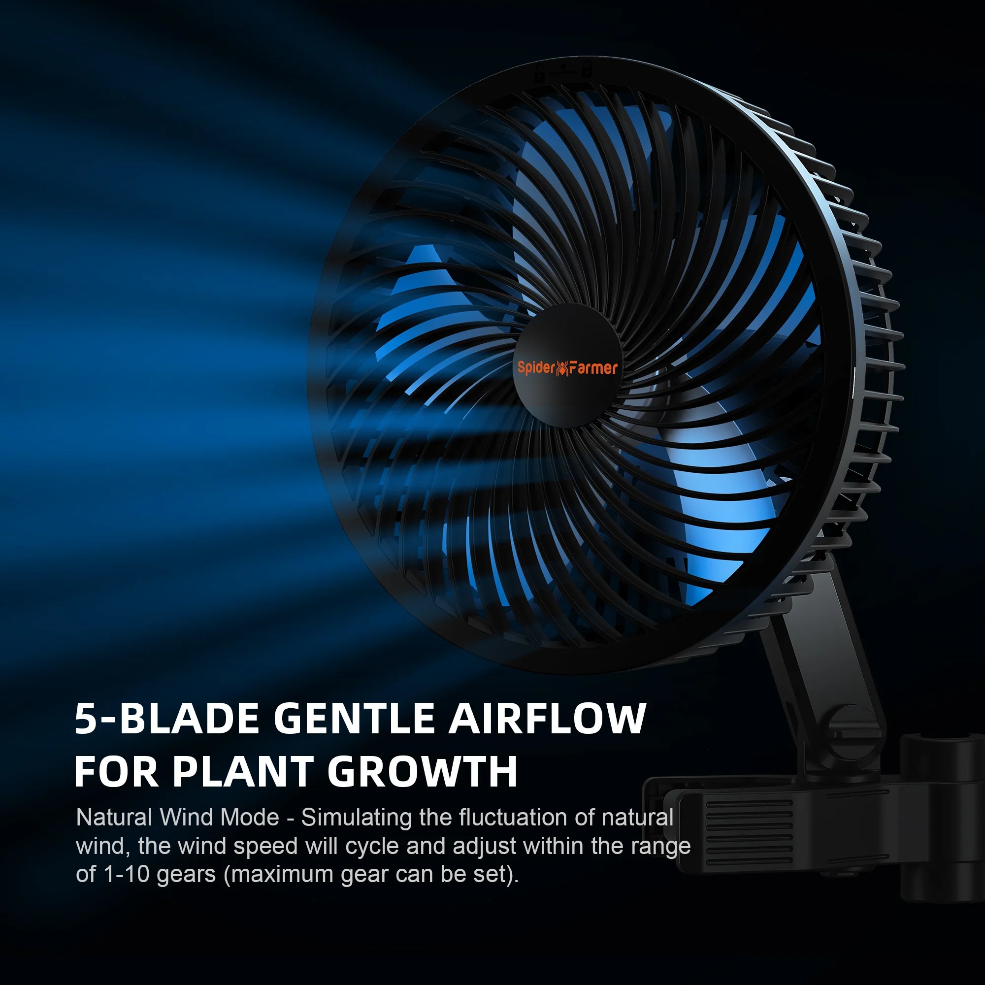 Spider Farmer New Version Clip Fan 15cm