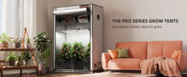 Spider Farmer 70x140x200cm Pro Grow Tent Wit
