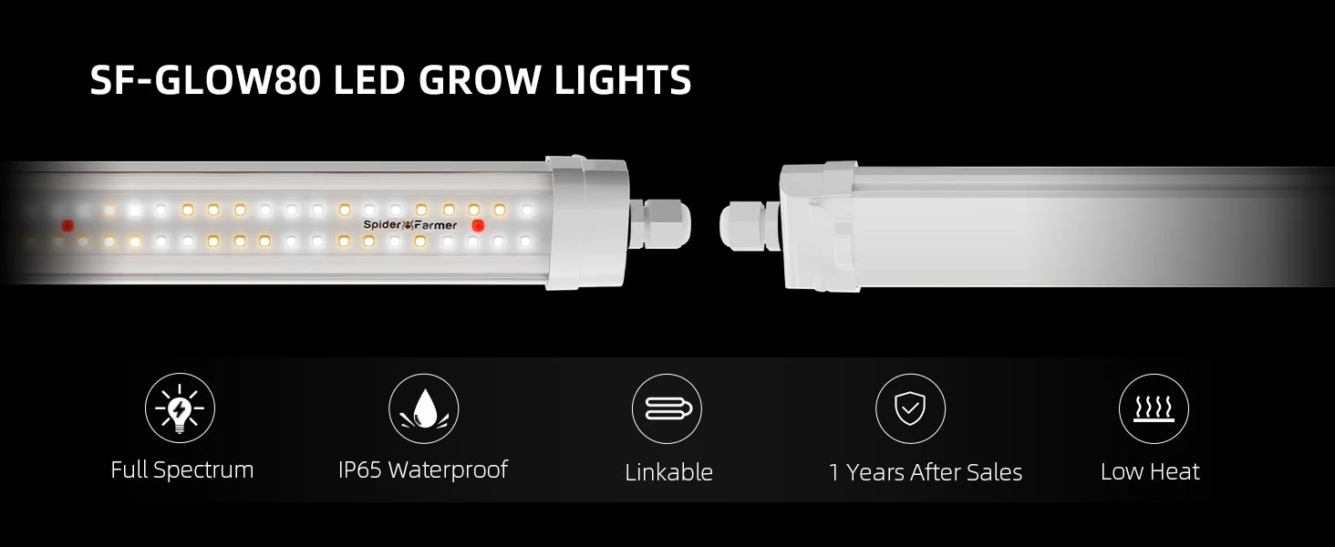 Spider Farmer Glow 80 2x Full Spectrum LED Bar