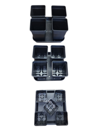 Planten schotel 14cm voor kweekpot tot 3.5 Liter