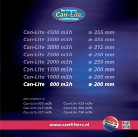 Can Lite 800M³ flens 200mm