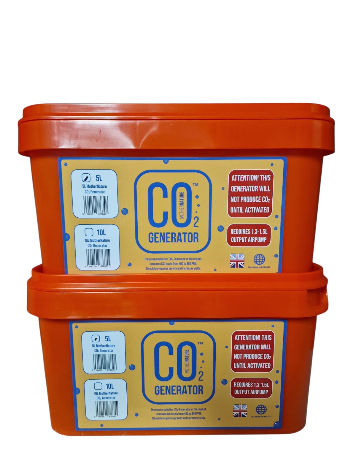 Co2 emmer MotherNature 5L incl pomp