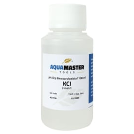 Aqua Master Tools   KCl bewaarvloeistof voor pH  100ml