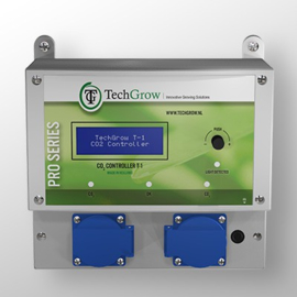 TechGrow T-1 Pro CO2 controller, compleet met S-2 CO2 sensor