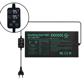 Platinum verwarmingsmat 52x25 cm 30W met thermostaat