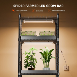 Spider Farmer LED Grow Light Strips 4x20 watt - Dimbaar