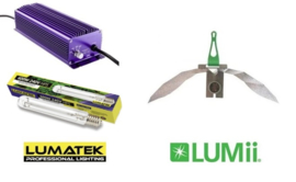 LUMATEK HPS 600 watt set + LUMii Black Reflector