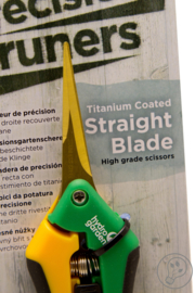 Hydro Garden Precision pruners straight blade titanium coated