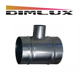 T-stuk tbv Dimlux Nanotube 125mm-50mm-125mm