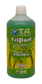 Terra Aquatica TriPart® Grow / GHE FloraGro® 0,5 liter