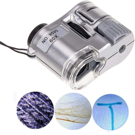 Mini Microscoop 60X met UV Lamp