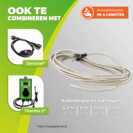 Biogreen Bodemverwarmingskabel 25 m 320 W