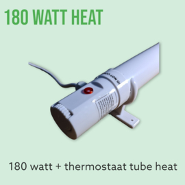 Tube Heater TRS 180 watt + Thermostaat