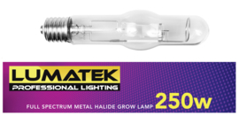 LUMATEK 250W MH METAAL HALIDE GROEILAMP