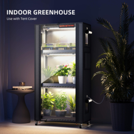 Spider Farmer 4-Laags Planten kast met 108W Grow LEDs
