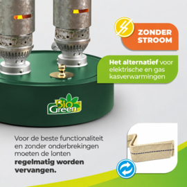 Biogreen Reservelonten voor Warmax Power 4 en Power 5 - 2 stuks