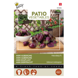 Buzzy Patio Veggies, Aubergine Patio Baby F1