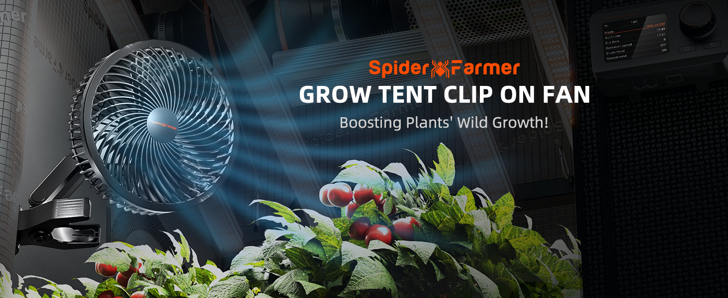 Spider Farmer New Version Clip Fan 15cm