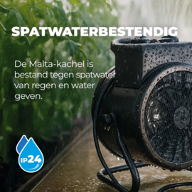 Biogreen Elektrische kasverwarming Malta 2.0 2000 W