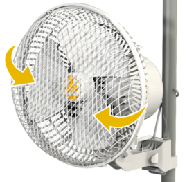 Secret Jardin Monkey Fan Oscillerende 20W - Ø21cm Ball Bearing