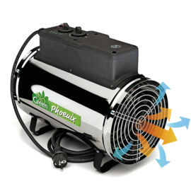 Biogreen Kasverwarming Phoenix 2800 W met thermostaat