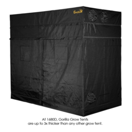 Gorilla Kweektent 150x270x210cm te verhogen tot 240cm GGT59