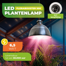 Biogreen LED plantenlamp Florabooster 500 - zink