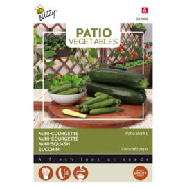 Buzzy Patio Veggies, Courgette Patio Star F1