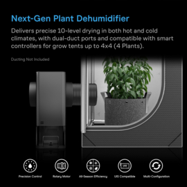 AC Infinity HYDRONE 5 plant kweektent ontvochtiger - AC-DHT5