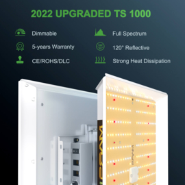 Mars Hydro TS 1000 Full Spectrum LED Kweeklamp 150 Watt