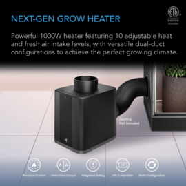 AC Infinity ThermoForge S7 kweekverwarming 1000W