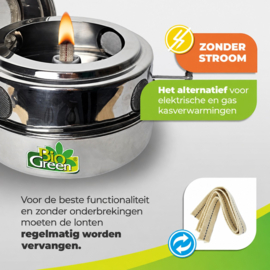 Biogreen Reservelonten voor Warmax Antifrost en Mini - 2 stuks