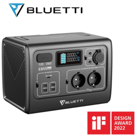 BLUETTI - EB55 Portable Power Station | 700W 537Wh