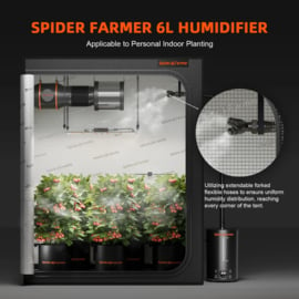 Spider Farmer 6L Cool Mist lucht bevochtiger