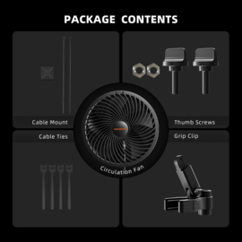 Spider Farmer 15 cm Clip Fan 2 Pack