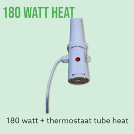 Tube Heater TRS 180 watt + Thermostaat