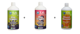 Terra Aquatica Pro Organic Grow + Bloom + Bloom Booster 1 liter set