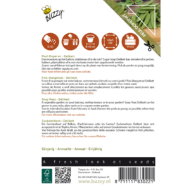 Buzzy Patio Veggies, Sugar Snap delikett
