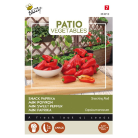 Buzzy Patio Veggies Snack paprika rood