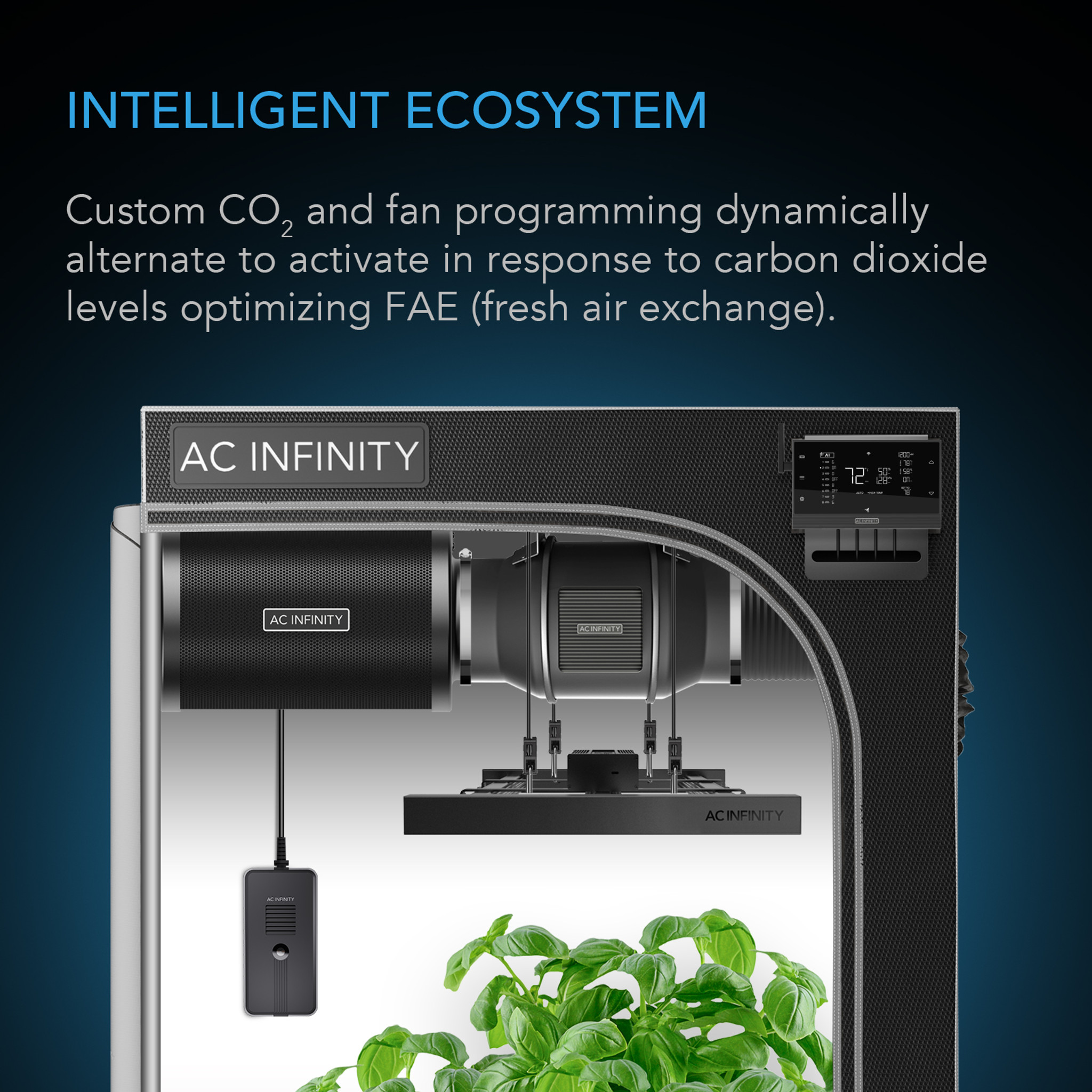 AC INFINITY CO2 + Light Sensor