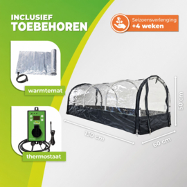Biogreen Kweekkas Jumbo XXL met warmtemat en digitale thermostaat