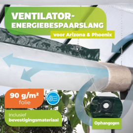 Biogreen Luchtverdeelslang 3 m voor kasverwarming