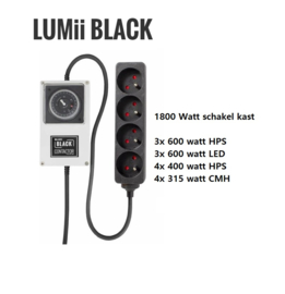 LUMii Black Timer 3x600 watt -koopjeshoek