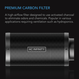 AC INFINITY Actief koolstof filter 100mm