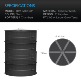 AC Infinity Kruiden droognet 4 lagen 60 cm Diameter