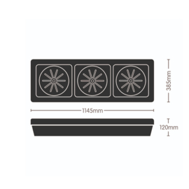 AutoPot Auto3 XL 25L potten Tray System