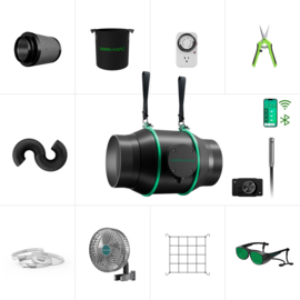 Mars Hydro iFresh 15cm Smart SET Inline Fan + Filter + Speed Controller